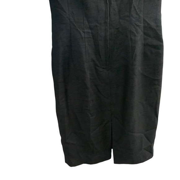 AJ Bari Vtg 90s Black Off the Shoulder Big Bow Accent Cocktail Party Dress Sz 8 - Picture 6 of 10